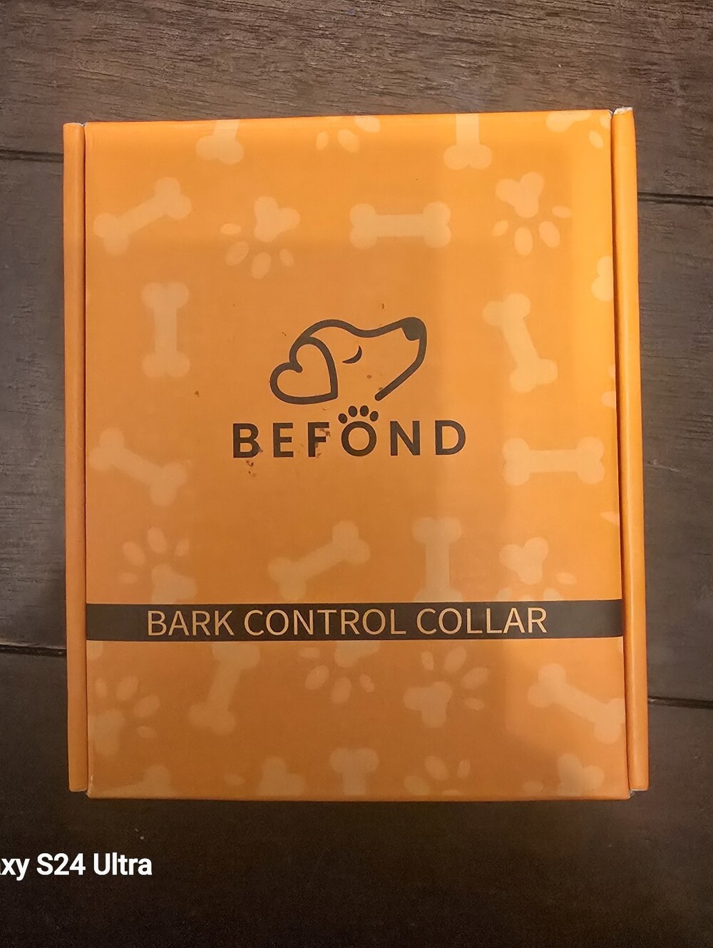 BEFOND Orange Bark Control Collar